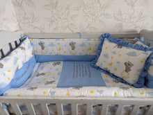 Load image into Gallery viewer, Baby bedding 120x60 personalised by embroidery 🪡
