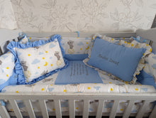Load image into Gallery viewer, Baby bedding 120x60 personalised by embroidery 🪡
