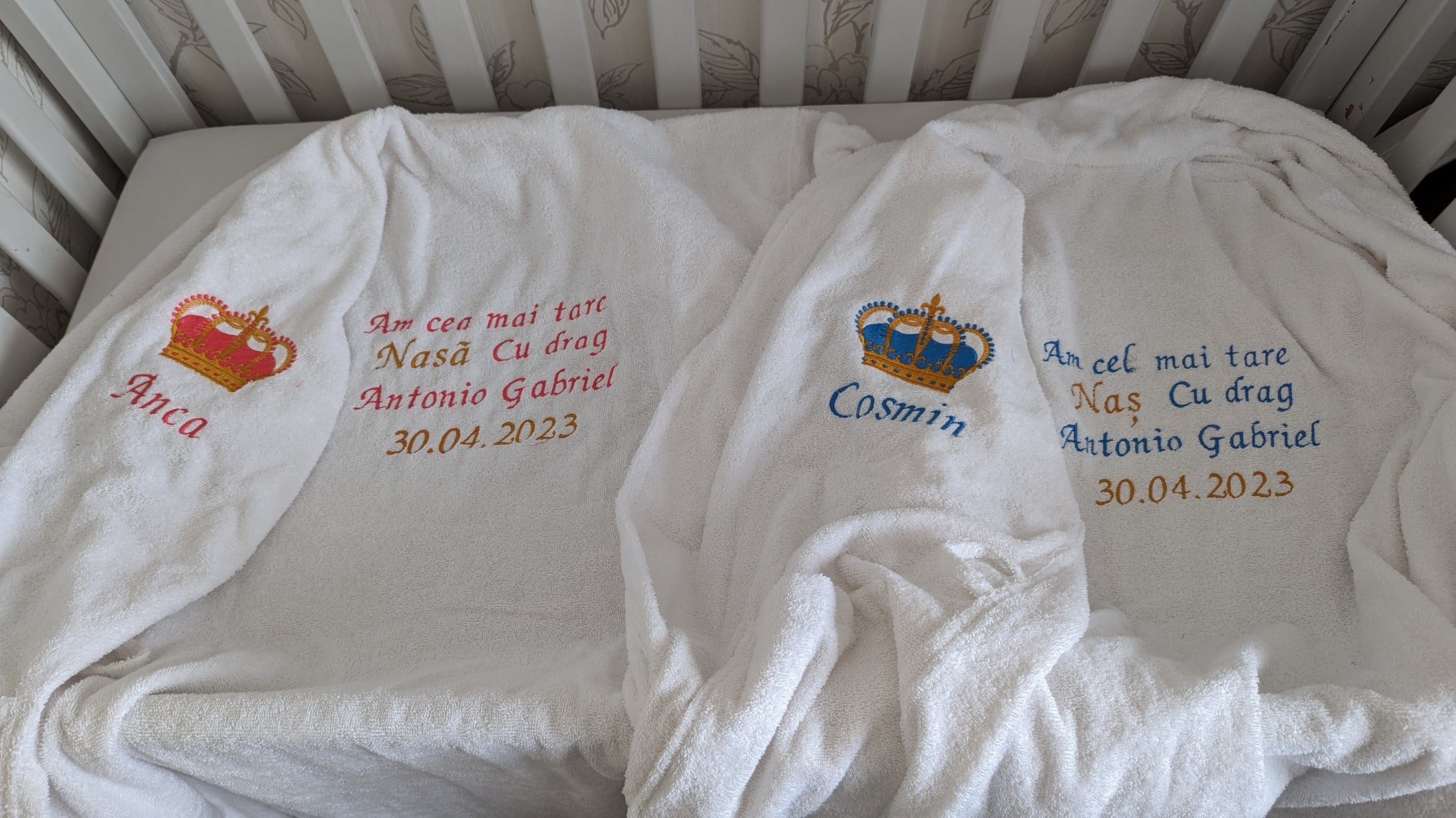 Tissum Luxury Supersoft Unisex Bathrobe personalised by embroidery 🪡