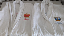 Load image into Gallery viewer, Tissum Luxury Supersoft Unisex Bathrobe personalised by embroidery 🪡
