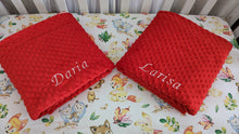Load image into Gallery viewer, Blanket personalised by embroidery
