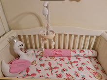 Load image into Gallery viewer, Baby bedding 140*70 personalised by embroidery

