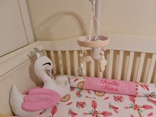 Load image into Gallery viewer, Baby bedding 140*70 personalised by embroidery
