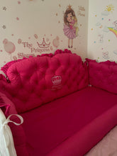 Load image into Gallery viewer, Luxury baby bedding 140x70 personalised by embroidery, 100% cotton 
