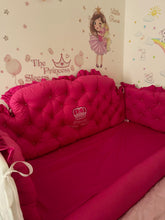 Load image into Gallery viewer, Luxury baby bedding 140x70 personalised by embroidery, 100% cotton 
