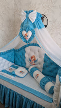 Load image into Gallery viewer, Luxury baby bedding 100% cotton 

  personalised by embroidery
