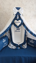 Load image into Gallery viewer, Luxury baby bedding 120*60 personalised by embroidery, 100% cotton
