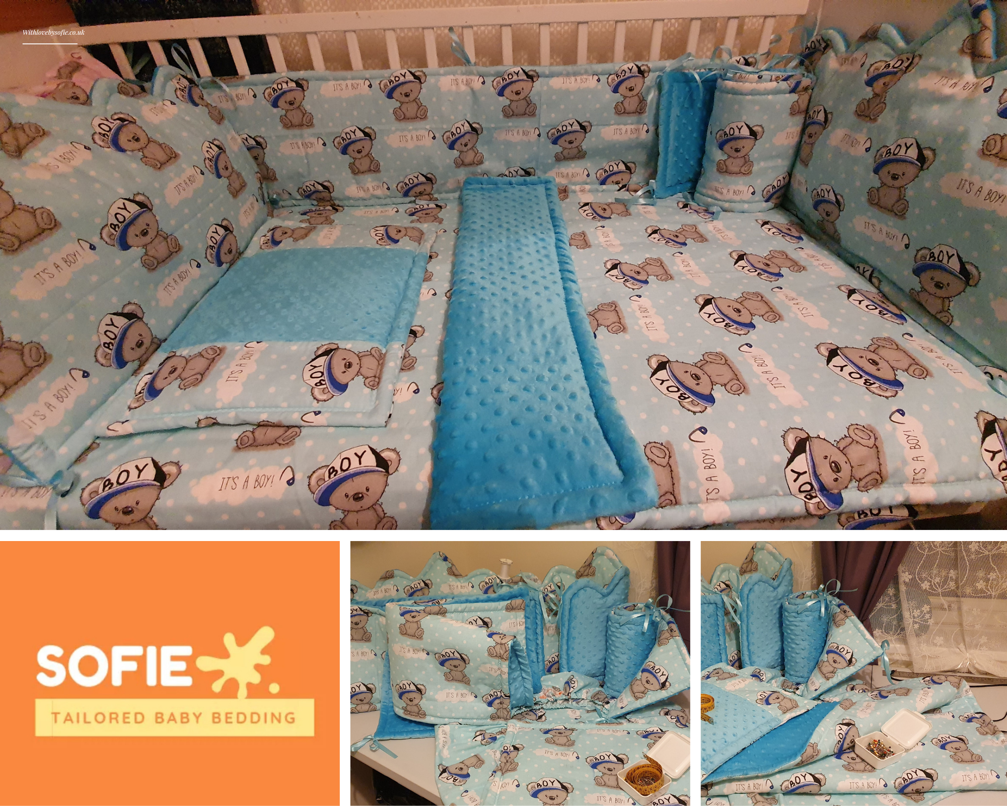 Baby bedding 120x60 100 % cotton 💙