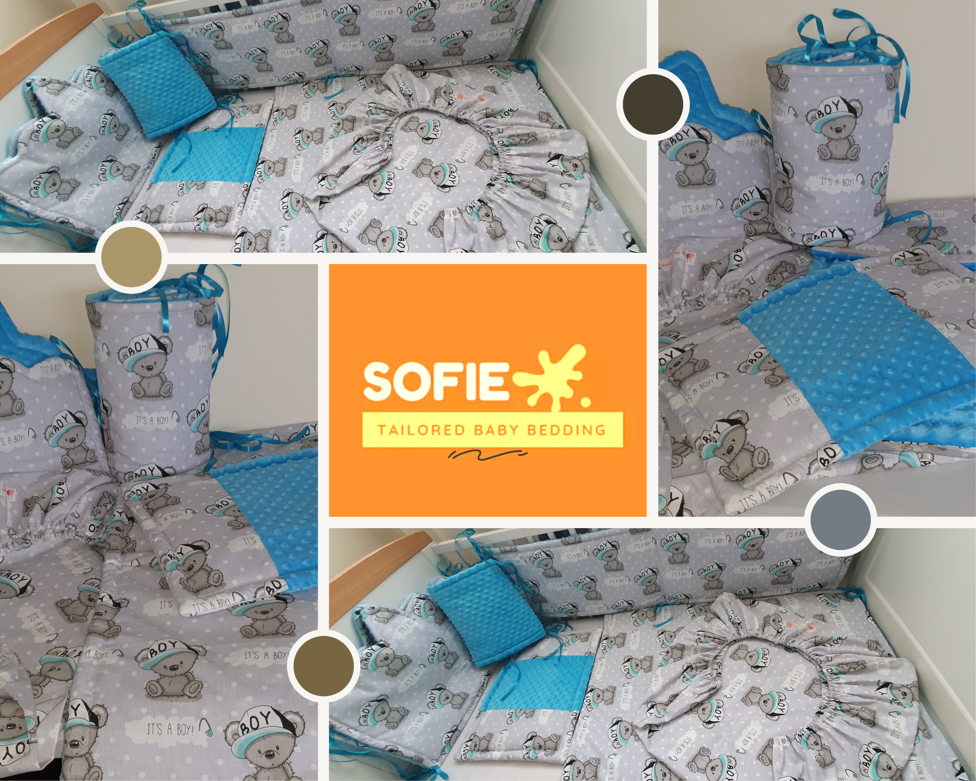 Baby bedding 120x60 100% cotton 💙