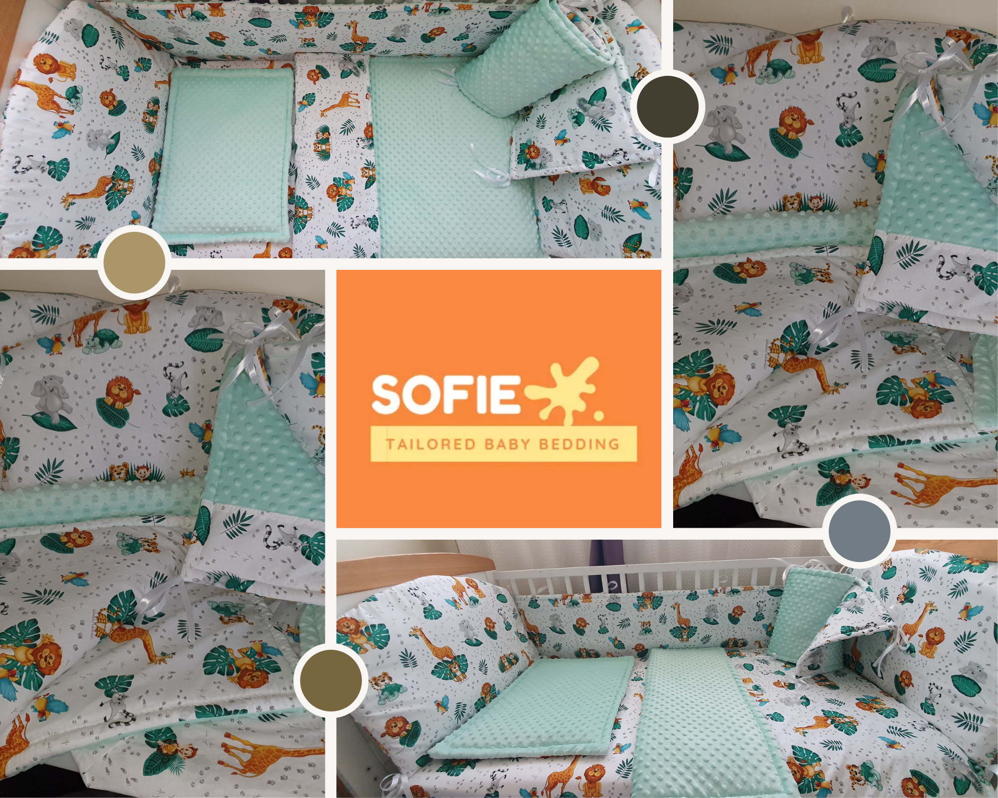Baby bedding 140x70 💚 100% cotton