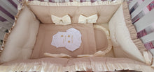 Load image into Gallery viewer, Baby bedding 100x65 , personalized by embroidery, 100% cotton 
