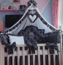 Load image into Gallery viewer, Luxuria baby bedding 140x70, 100% cotton personalized by embroidery
