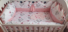 Load image into Gallery viewer, Baby bedding 120x60, 100% cotton personalized by embroidery
