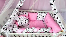 Load image into Gallery viewer, Baby bedding 140x70 personalised by embroidery, 100%cotton
