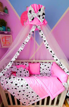 Load image into Gallery viewer, Baby bedding 140x70 personalised by embroidery, 100%cotton
