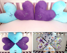 Load image into Gallery viewer, Baby pillows personalised by embroidery
