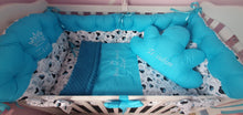 Load image into Gallery viewer, Luxury baby bedding 140x70 personalised by embroidery, 100%cotton
