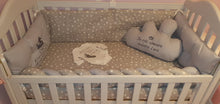 Load image into Gallery viewer, Baby bedding 120x60 personalised by embroidery, 100%cotton
