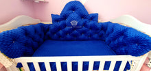 Load image into Gallery viewer, Luxury baby bedding 140x70 personalised by embroidery, duble face
