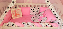 Load image into Gallery viewer, Baby bedding 120x60 personalised by embroidery, 100%cotton
