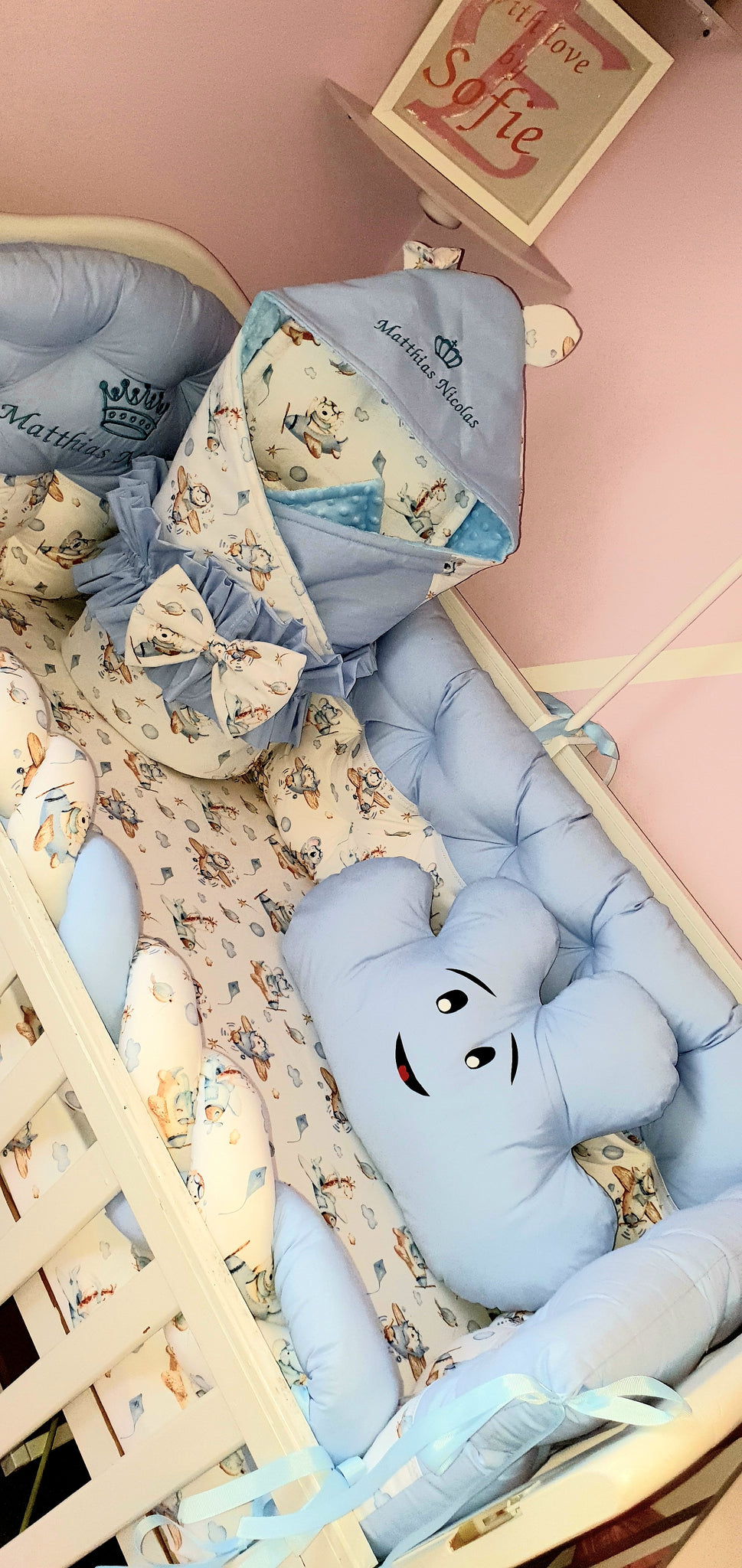 Luxury Bedding Personalised Cot Bedding Uk Personalized Baby Crib