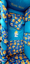 Load image into Gallery viewer, Baby bedding 120x60 personalised by embroidery
100%Cotton
