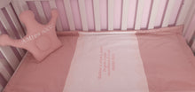 Load image into Gallery viewer, Baby pillow and blanket personalised by embroidery 
Made withlovebysofie.co.uk
