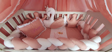 Load image into Gallery viewer, Luxury baby bedding 120x60 personalised by embroidery, 100%cotton
