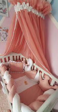 Load image into Gallery viewer, Luxury baby bedding 120x60 personalised by embroidery, 100%cotton
