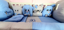 Load image into Gallery viewer, Luxury baby bedding 120x60 personalised by embroidery, 100%cotton
