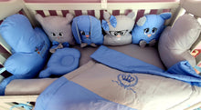 Load image into Gallery viewer, Luxury baby bedding 120x60 personalised by embroidery, 100%cotton
