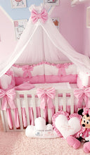Load image into Gallery viewer, Luxury baby bedding 120x60, personalised by embroidery
