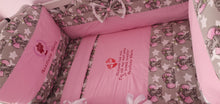 Load image into Gallery viewer, Baby bedding 140x70 personalised by embroidery
