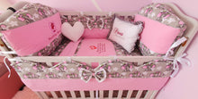 Load image into Gallery viewer, Baby bedding 140x70 personalised by embroidery
