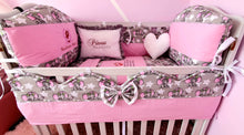 Load image into Gallery viewer, Baby bedding 140x70 personalised by embroidery
