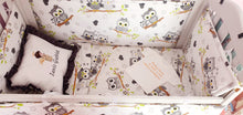 Load image into Gallery viewer, Baby bedding 140x70, personalised by embroidery, 100%cotton

