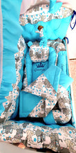 Load image into Gallery viewer, Luxury baby bedding 140x70 personalised by embroidery, 100%cotton
