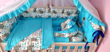Load image into Gallery viewer, Luxury baby bedding 140x70 personalised by embroidery, 100%cotton
