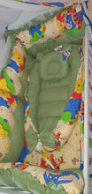 Load image into Gallery viewer, Luxury baby bedding 140x70 personalised by embroidery, 100%cotton 
