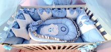 Load image into Gallery viewer, Luxury baby bedding 120x65 , personalised by embroidery
