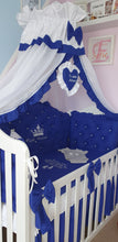 Load image into Gallery viewer, Luxury baby bedding 120x60 personalised by embroidery,  100% cotton
