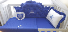 Load image into Gallery viewer, Luxury Baby bedding 90x60 personalised by embroidery
