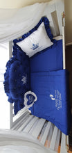 Load image into Gallery viewer, Luxury Baby bedding 90x60 personalised by embroidery
