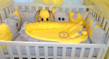 Load image into Gallery viewer, Luxury baby bedding 120x60, personalised by embroidery
