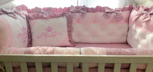 Load image into Gallery viewer, Luxury baby bedding 120x60, personalised by embroidery
