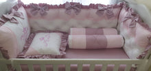 Load image into Gallery viewer, Luxury baby bedding 120x60, personalised by embroidery
