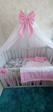 Load image into Gallery viewer, Baby bedding 120x60 personalised by embroidery
