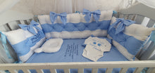 Load image into Gallery viewer, Luxury baby bedding 100x50 , 100% cotton ? Personalised By Embroidery

