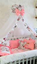Load image into Gallery viewer, Luxury baby bedding 140x70, duble face.. 100% cotton ,personalised by embroidery 
