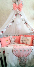 Load image into Gallery viewer, Luxury baby bedding 140x70, duble face.. 100% cotton ,personalised by embroidery 
